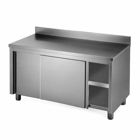 DTHT-1200B-H Kitchen Tidy Workbench Cabinet with Splashback