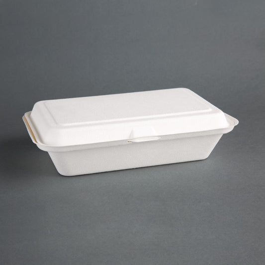 Fiesta Compostable Bagasse Food Container 10x6'' (Pack 250)