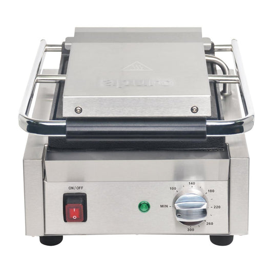 Apuro Bistro Ribbed Contact Grill