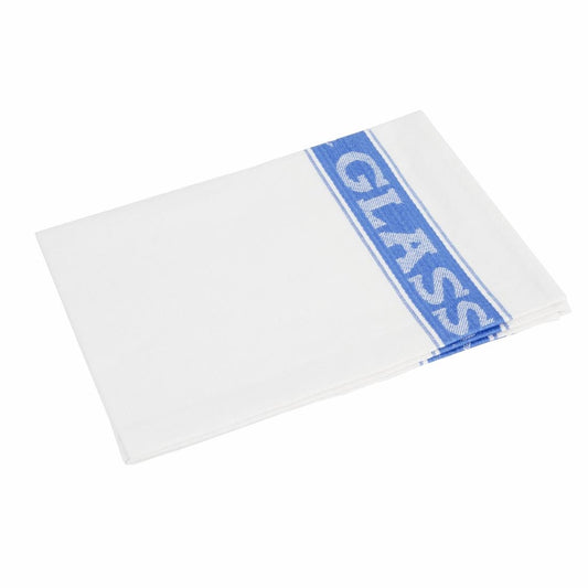 Vogue Glass Cloth Blue Border - 760x510mm 30x20"