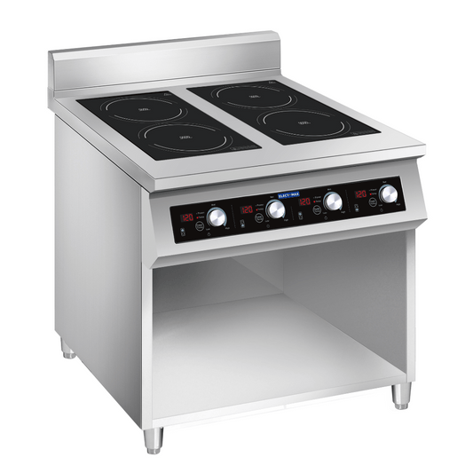ElectMax 900 Series Induction 4 Burner Cooker with Splashback EIC9-800P