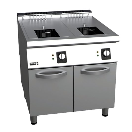 Fagor Kore 900 Electric Freestanding Deep Fryer with 2x21L Tank and 4 Baskets - F-E9221