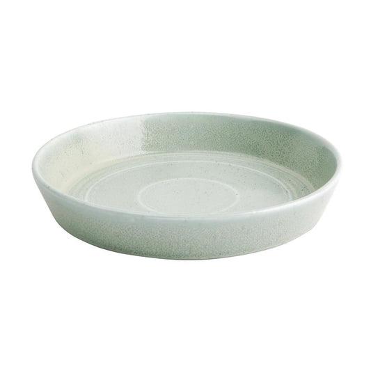 Olympia Cavolo Spring Green Flat Round Bowl - 220mm (Box 4)