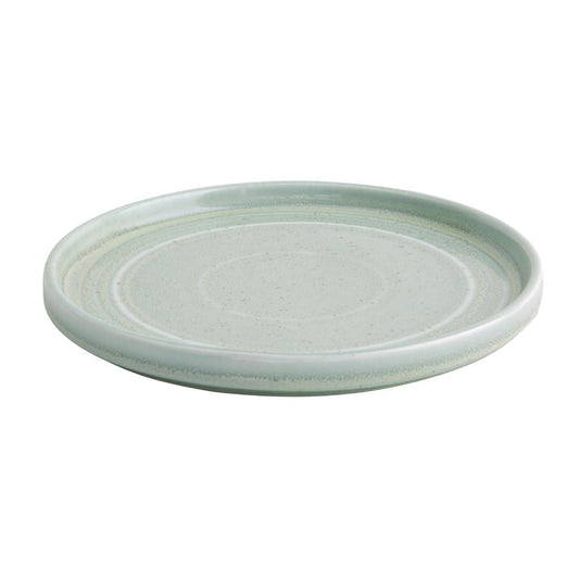 Olympia Cavolo Spring Green Flat Round Plate - 180mm 7" (Box 6)