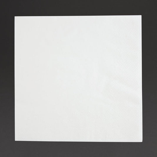 Fiesta Recyclable 33cm 2 ply 4 Fold White Lunch Napkin (Pack 2000)