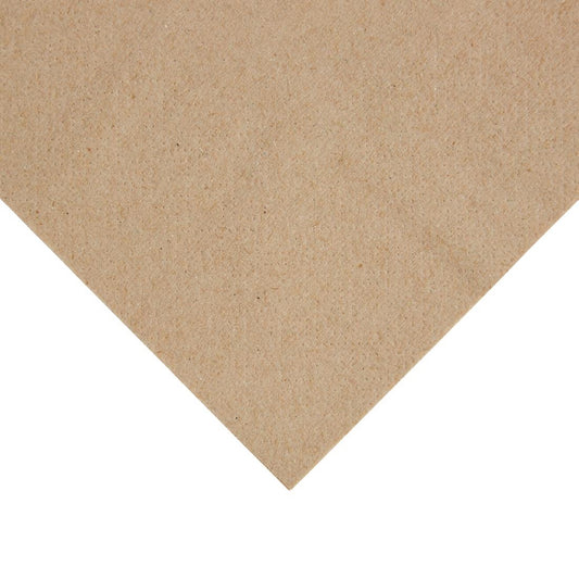 Fiesta Recyclable 33cm 2 ply 4 Fold Recycled Kraft Lunch Napkin (Pack 2000)