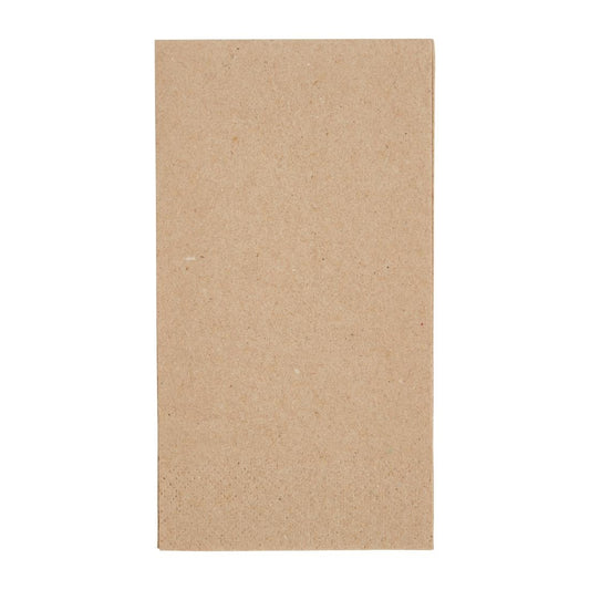 Fiesta Recyclable 33cm 2 ply 8 Fold Recycled Kraft Lunch Napkin (Pack 2000)