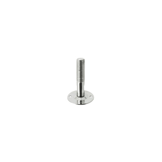 Stainless Steel Disc Foot 50mm Diameter. 70mm Stem. M16 - FH-12