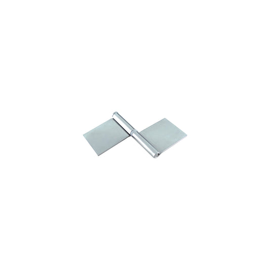 Stainless Steel Right Hand Flag Hinge. 75mm x 50mm x 2mm. 4.8mm Pin - FH-57-RH