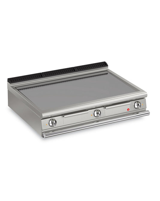 3 Burner Electric Fry Top with Smooth Mild Steel Plate and Thermostat Control Q90FT/E1200