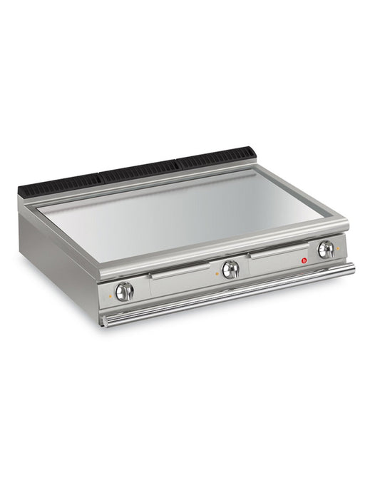 3 Burner Electric Fry Top with Smooth Chrome Plate and Thermostat Control Q90FT/E1205
