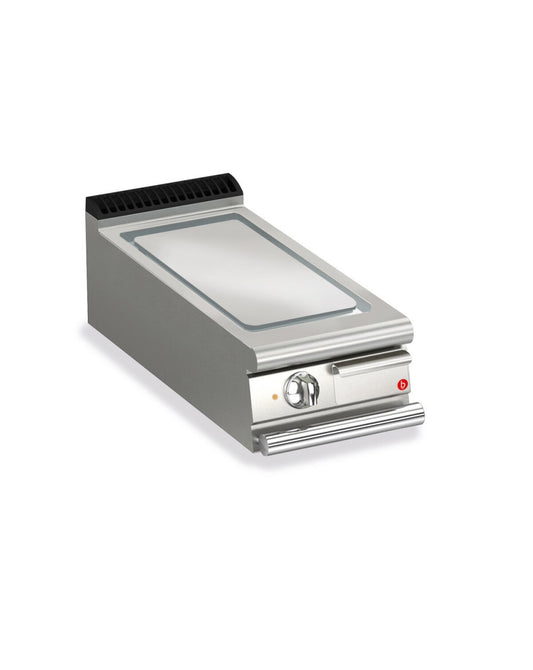 1 Burner Electric Fry Top with Smooth Mild Steel Plate and Thermostat Control Q90SFT/E400