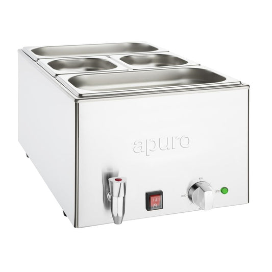 Apuro Bain Marie with Tap & Pans