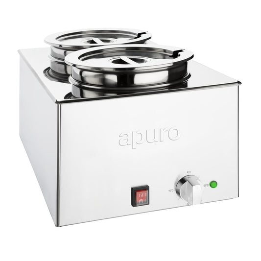 Apuro Bain Marie with Round Pots