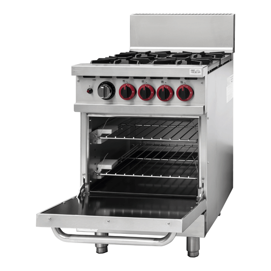 Gasmax 4 Burner With Oven Flame Failure - GBS4TSLPG