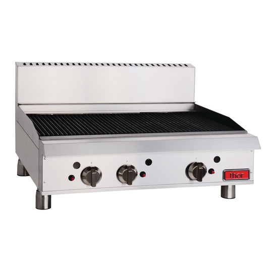 Thor Gas Char Broiler 36" - Radiant manual controls with flame failure NG