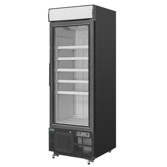 Polar G-Series Upright Display Freezer Black - 412Ltr