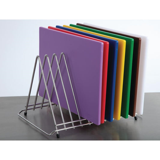EDLP - Hygiplas LDPE Chopping Board Purple - 450x300x10mm 17 3/4x12x1/2"