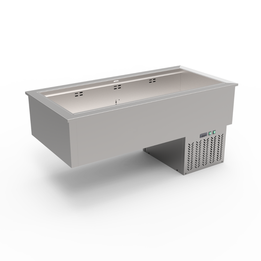 Thermaster 4xGN 1/1 Capacity Ventilated Static Cold Bain Marie Trays - GN4-VA