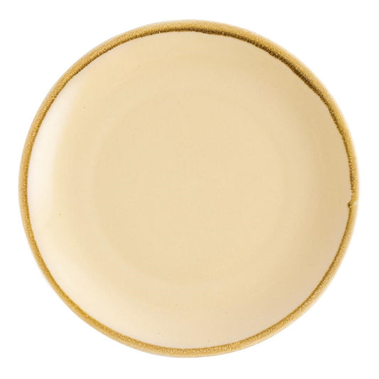 Olympia Kiln Sandstone Round Coupe Plate - 280mm 11" (Box 4)