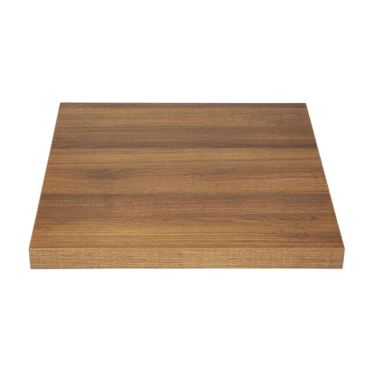 Bolero 48mm Table Top (600mm Square) Rustic Oak