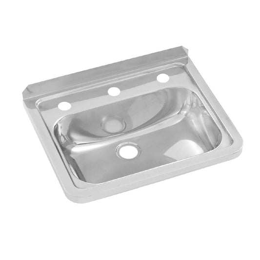 Wall Mounted Hand Basin - 3 Tap Holes HB-3TH