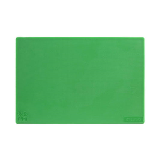 EDLP - Hygiplas Anti-bacterial Low Density Chopping Board Green - 450x300x10mm