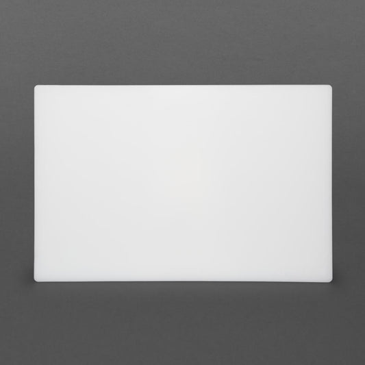 EDLP - Hygiplas Anti-bacterial Low Density Chopping Board White - 450x300x10mm