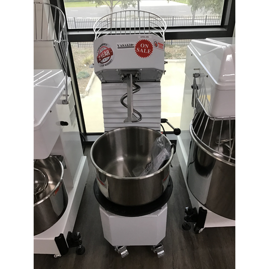 Ex-Showroom: Yasaki Tilting Head Removable Bowl 20L Spiral Mixer - HTD-20L-VIC1035