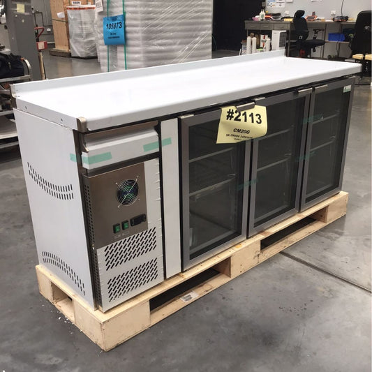 2NDs: TROPICALISED Three Door Bar Fridge - CM20G-NSW2113