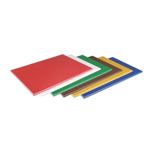 EDLP - Hygiplas High Density Chopping Board White - 450x300x12mm 17.75x12x0.5"