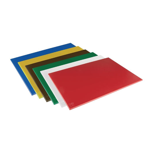 EDLP - Hygiplas High Density Chopping Board White - 600x450x12mm 23.5x17.75x0.5"