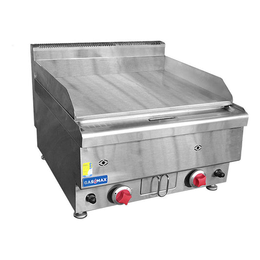 GASMAX Benchtop 2 Bunner Griddle 600mm - JUS-TRG60LPG