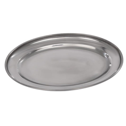 Olympia Oval Serving Tray St/St - 20mm 8"