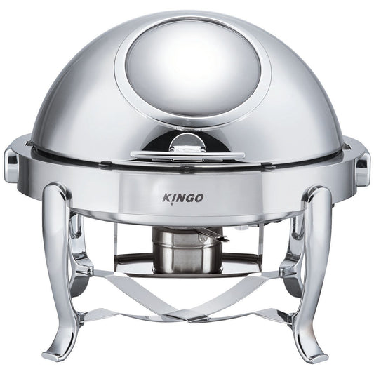 2NDs: Round Chafing Dish with Chrome Legs - KGS6803G-QLD53