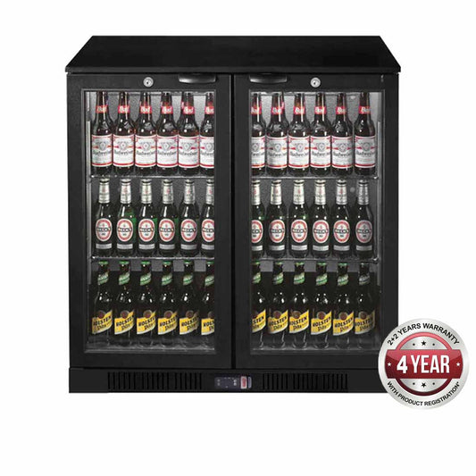 Thermaster Under Bench Two Door Bar Fridge/Cooler - LG-208HC