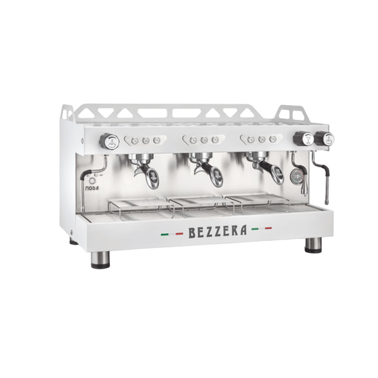 Bezzera MODA DE 3 Group Espresso/Coffee Machine (White) - MODADE3W