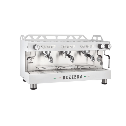 Ex-Showroom: Bezzera MODA DE 3 Group Espresso Machine White - MODADE3W-VIC1050
