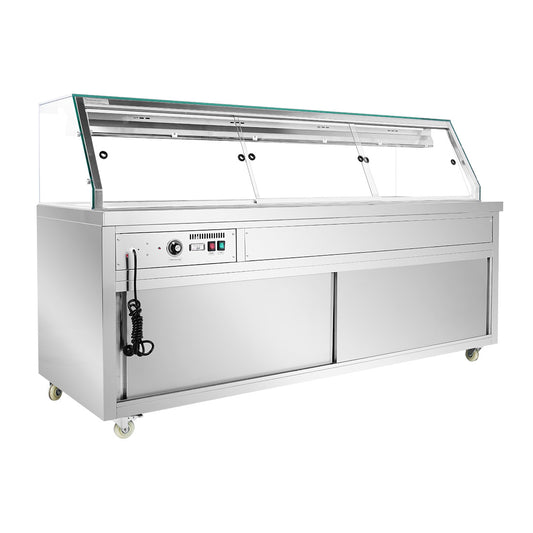 2NDs: Thermaster Wet and Dry Bain Marie Display 6x1/1 GN Pans - PG210FE-XG-NSW2191