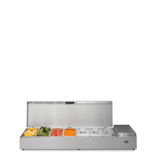 TW15 Thermowell - Seven Pan Counter Top Refrigerated Well