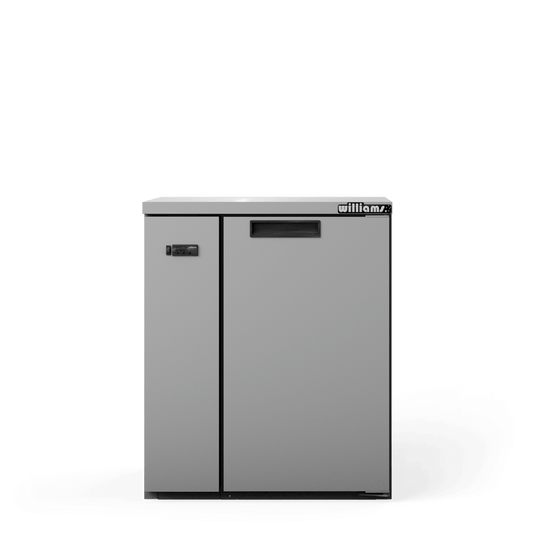 HC1RSS Cameo - One Door Stainless Steel Remote Back Bar Counter Display Refrigerator