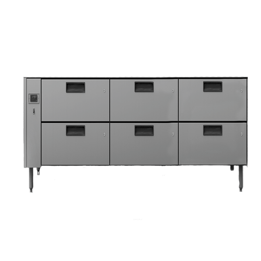 JL6R Jarrah - Six Drawer Remote Hiline Refigerator