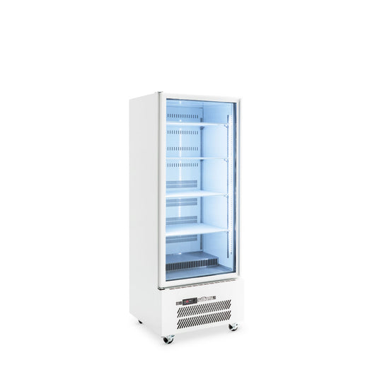 HQS1GWHC Quartz Star - One Door White Colorbond Upright Display Refrigerator