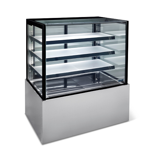 HTGH18 Topaz Cake Display - 1800Mm Three Tier (Plus Base) Free Standing Refrigerated Cake Display