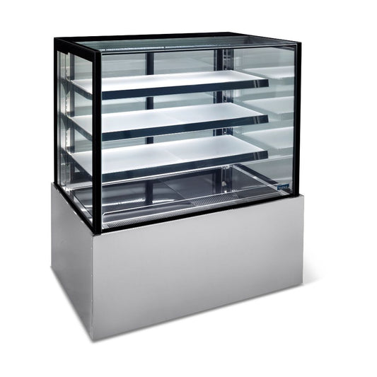 HTGH15 Topaz Cake Display - 1500Mm Three Tier (Plus Base) Free Standing Refrigerated Cake Display