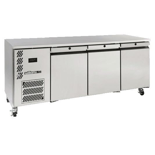 LO3USSHC Opal - Three Door Stainless Steel Under Counter Freezer