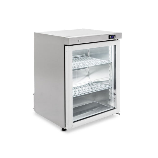HTM1GSHC Topaz Compact - One Door Counter Stainless Steel compact glass door Refrigerator