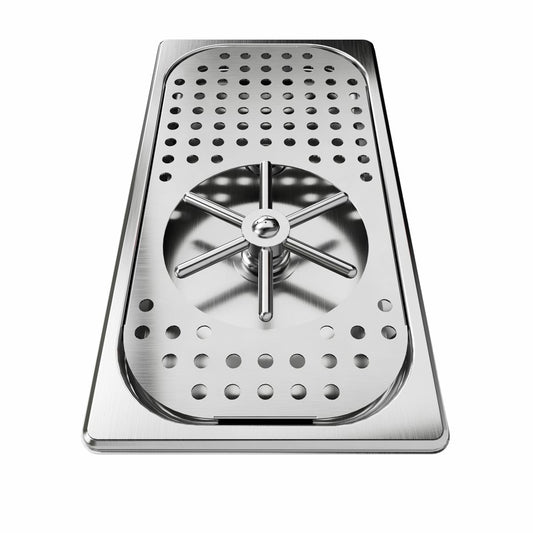 Glass/Milk Jug Rinser with Drain Tray R-PR-SJD300