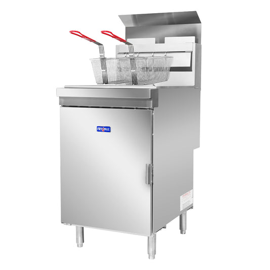 GasMax Superfast LPG Gas Tube Twin Vat Fryer - RC400TELPG