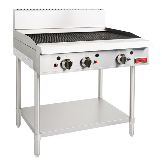 Thor Gas Char Broiler 36" - Radiant manual controls with flame failure NG